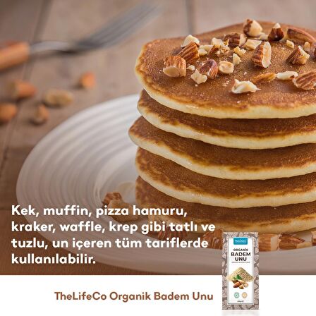 TheLifeCo Organik Badem Unu 250  g